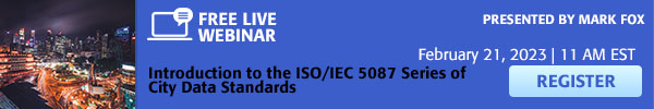 Introduction to the ISO/IEC 5087 Series of City Data Standards