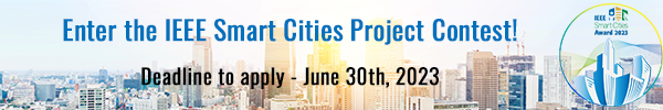 Enter the IEEE Smart Cities Project Contest - June 2023